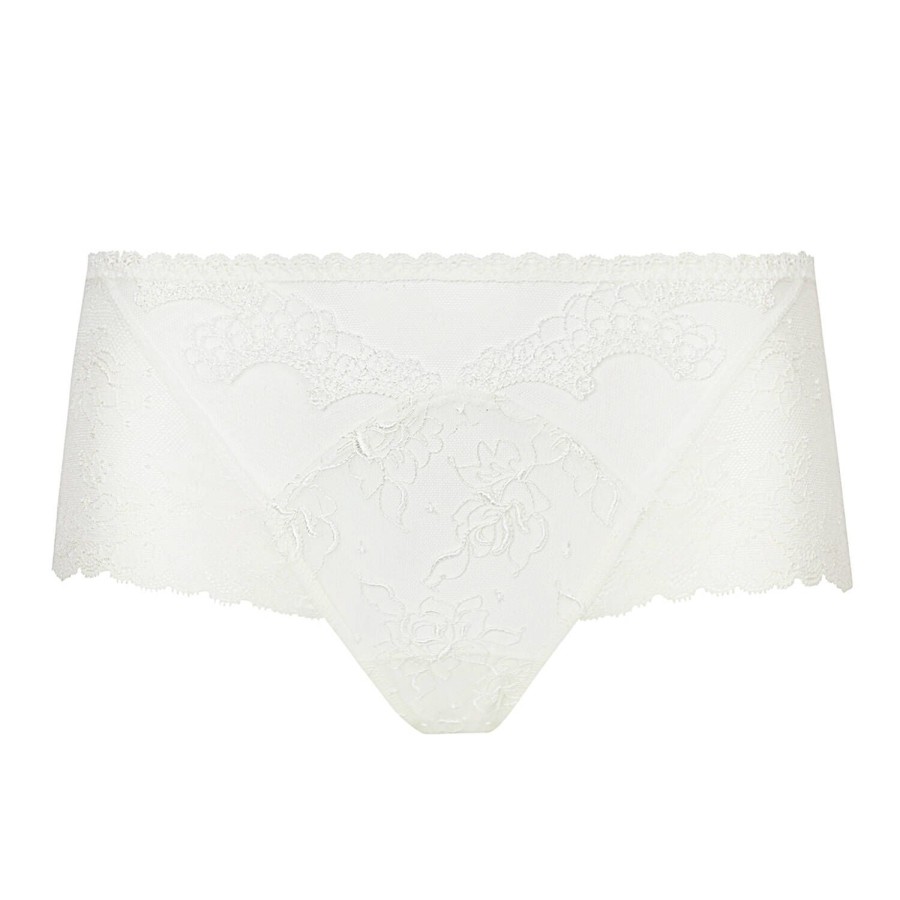 Culottes Lise Charmel | Shorty En Dentelle Ecru Nacre