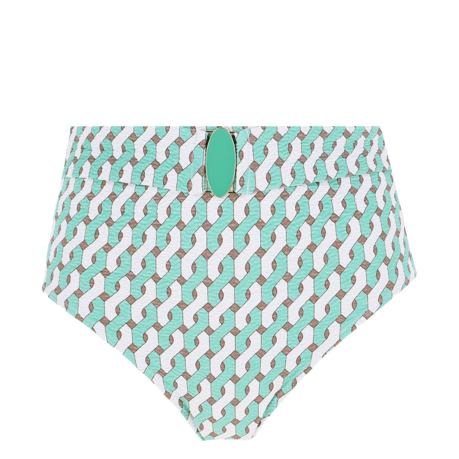 Maillots De Bain Livia Culotte Haute | Bas De Maillot De Bain Culotte Haute Dalta Jade