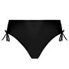 Maillots De Bain Antigel Culotte Et Slip | Bas De Maillot De Bain Slip Coulissant Noir