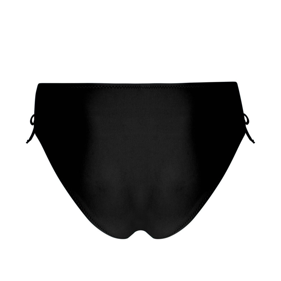 Maillots De Bain Antigel Culotte Et Slip | Bas De Maillot De Bain Slip Coulissant Noir