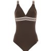 Maillots De Bain Lise Charmel Autres Formes | Maillot De Bain 1 Piece Sans Armatures Taupe Nautique