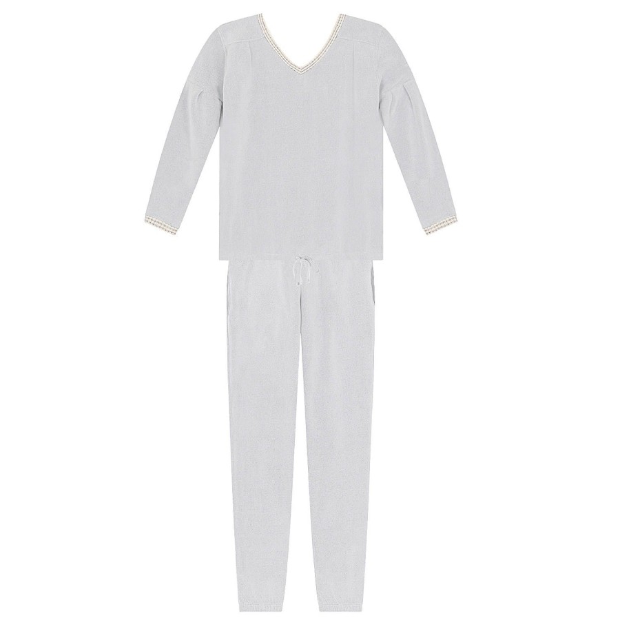 Lingerie De Nuit Le Chat | Pyjama Gris Chine