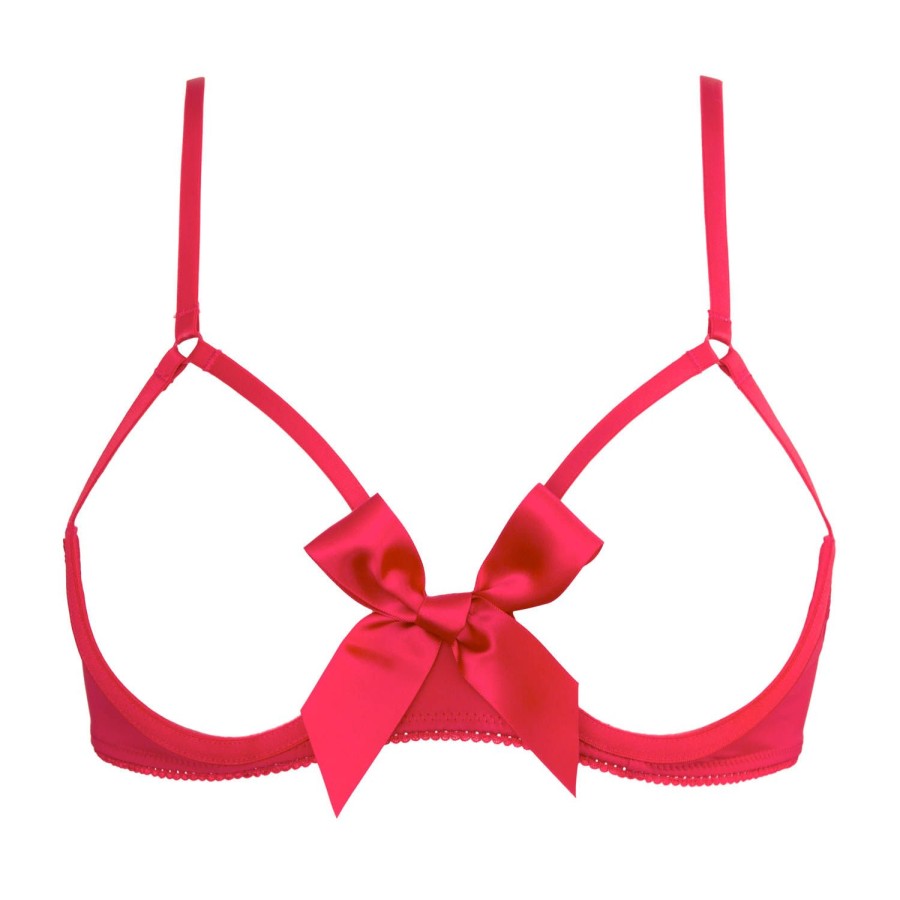 Soutiens-Gorge Maison Close | Soutien-Gorge Ouvert Rouge