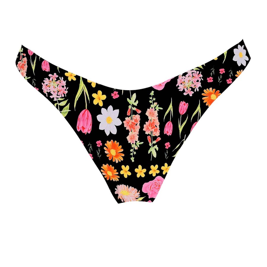 Maillots De Bain Luli Fama Bresilien / Tanga | Bas De Maillot De Bain Slip Bresilien Reversible Multicolore