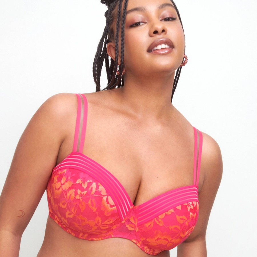 Soutiens-Gorge PrimaDonna Twist | Soutien-Gorge Balconnet En Dentelle La Pink