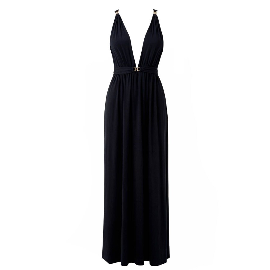 Maillots De Bain Melissa Odabash Robe De Plage | Robe De Plage Harper Noir