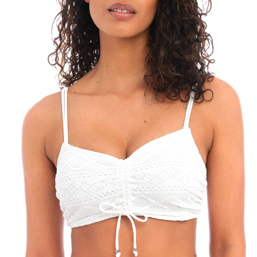 Maillots De Bain Freya Brassiere | Haut De Maillot De Bain Brassiere Ajustable Blanc