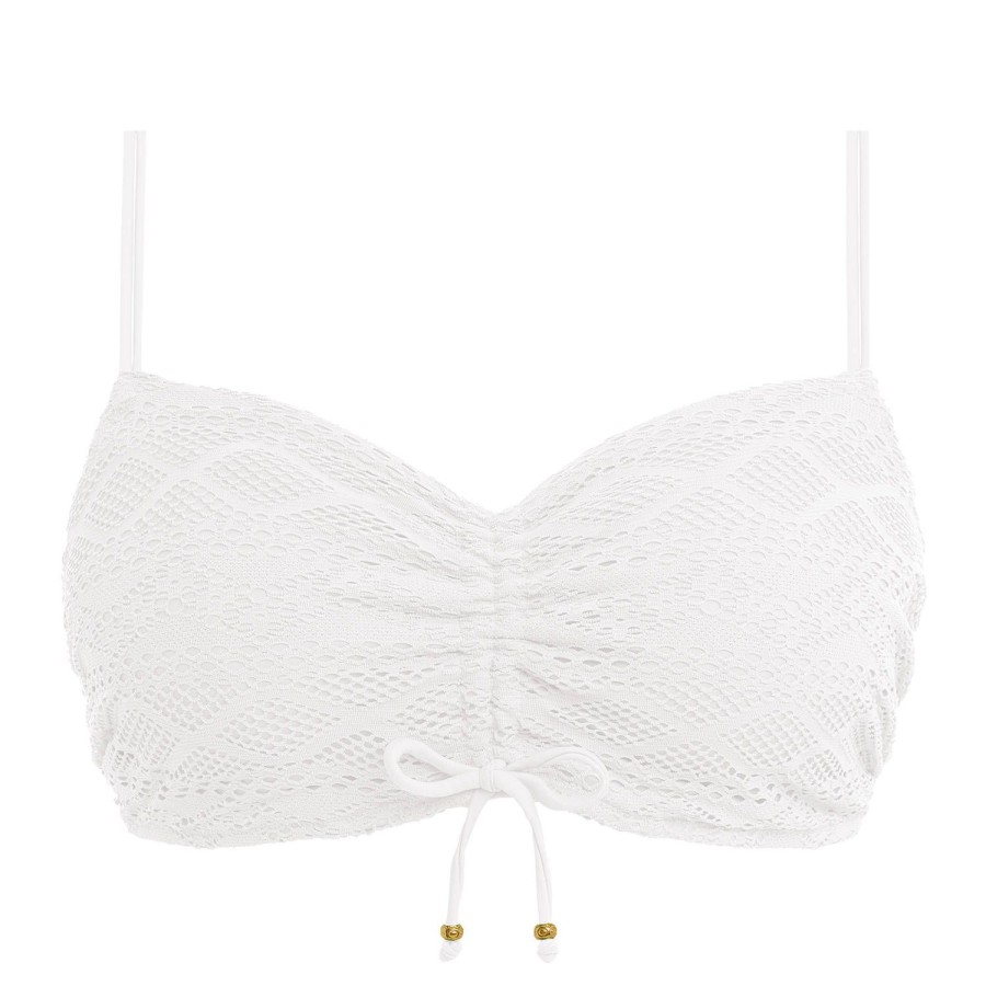 Maillots De Bain Freya Brassiere | Haut De Maillot De Bain Brassiere Ajustable Blanc