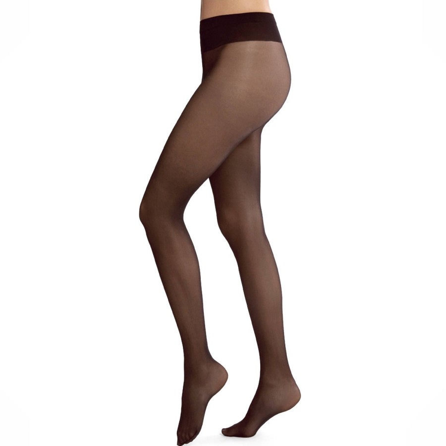 Lingerie Wolford | Collant Tenue Parfaite 20 Deniers Noir