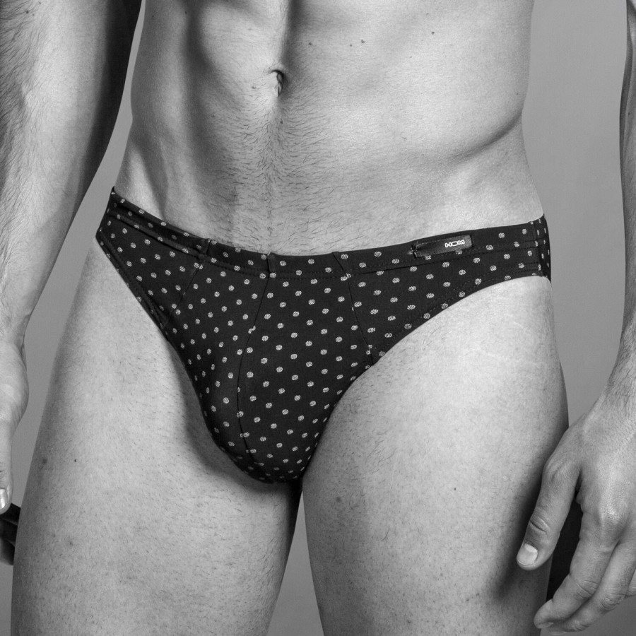 Homme HOM Slip Homme | Slip Homme Noir Print