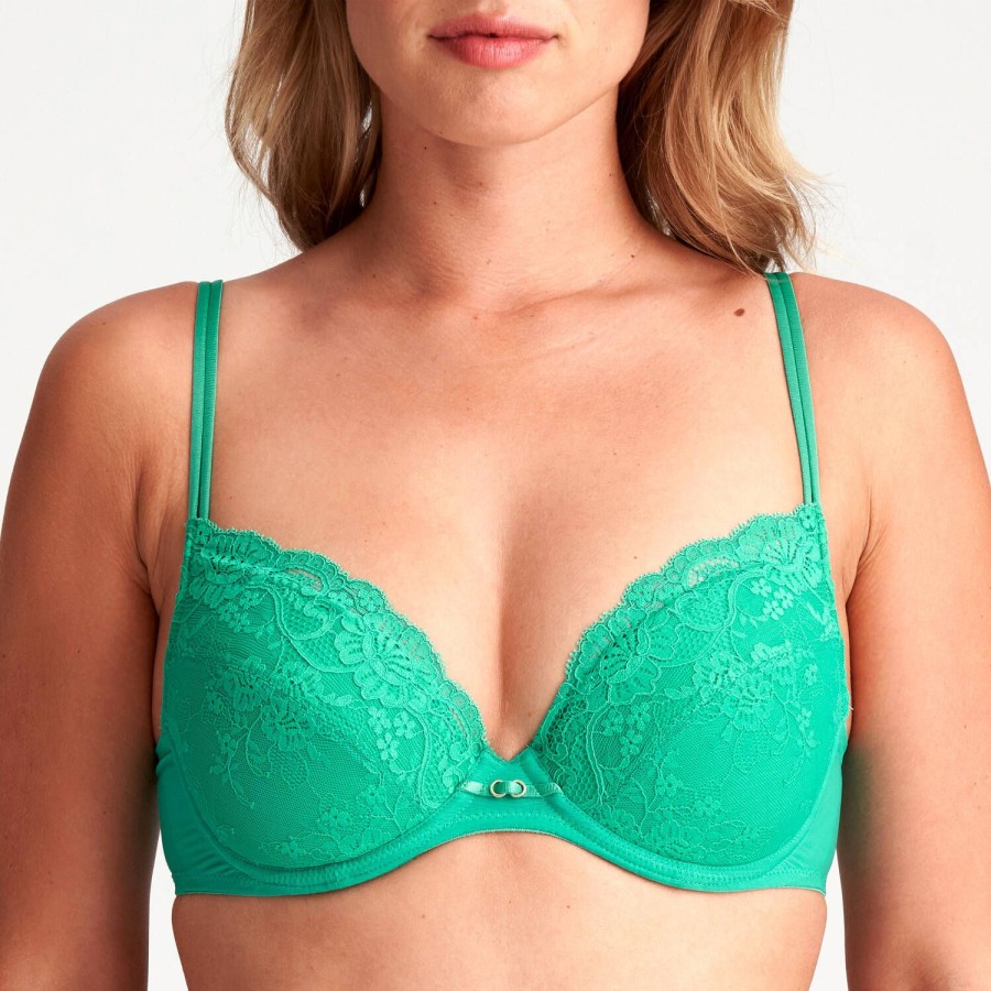 Soutiens-Gorge Marie Jo | Soutien-Gorge Push-Up En Dentelle Vivid Green