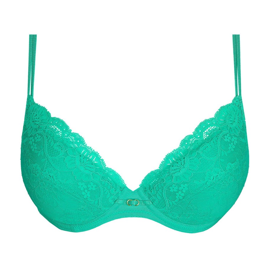 Soutiens-Gorge Marie Jo | Soutien-Gorge Push-Up En Dentelle Vivid Green