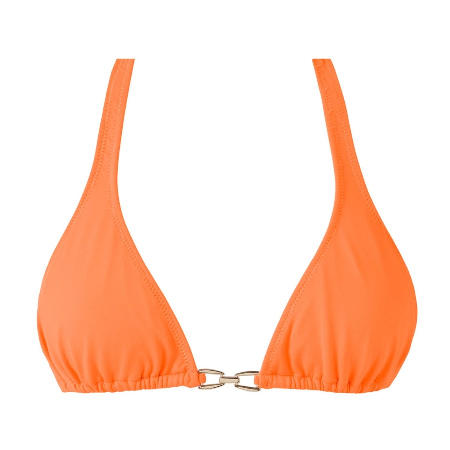 Maillots De Bain Melissa Odabash Triangle | Haut De Maillot De Bain Triangle Antibes Mirage Orange