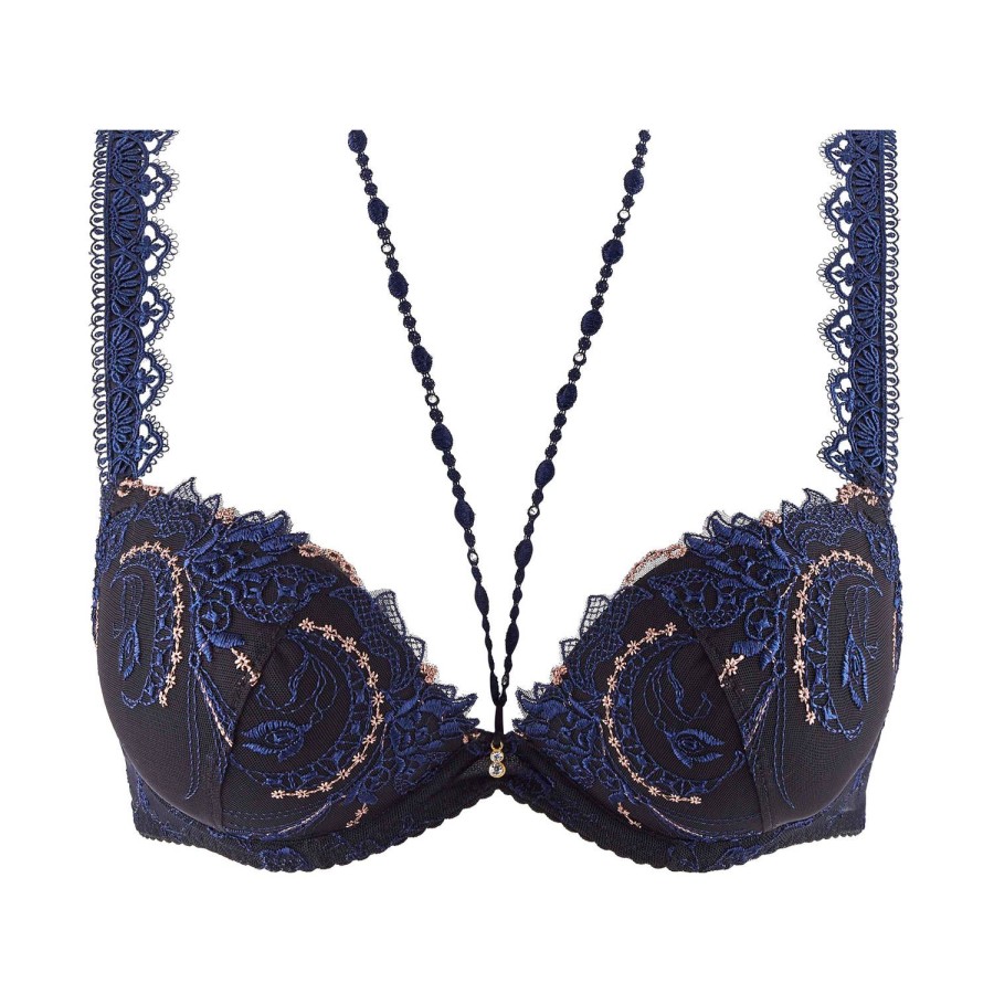 Soutiens-Gorge Aubade | Soutien-Gorge Push-Up Cosmic Blue