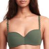 Maillots De Bain Chantelle Coques | Haut De Maillot De Bain Coques Armatures Khaki Green