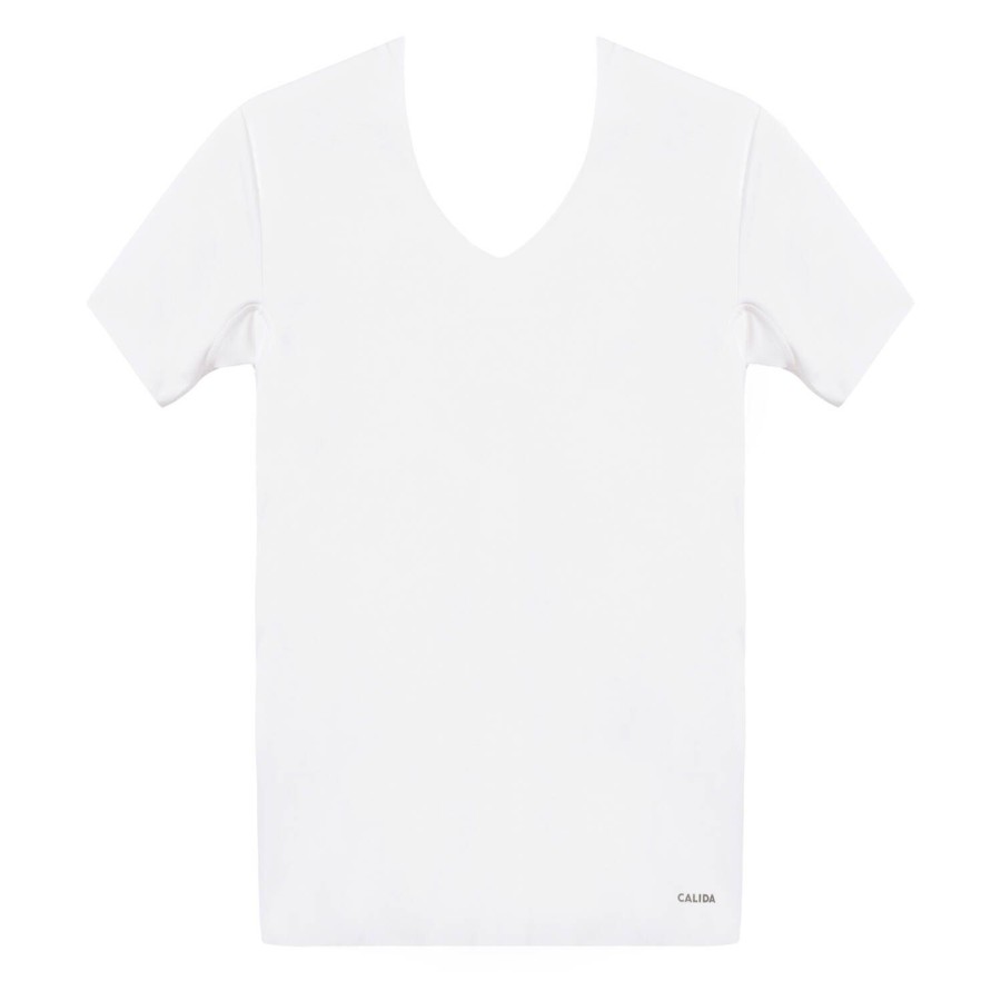 Homme Calida T-Shirt Et Debardeur Homme | T-Shirt Homme Star White