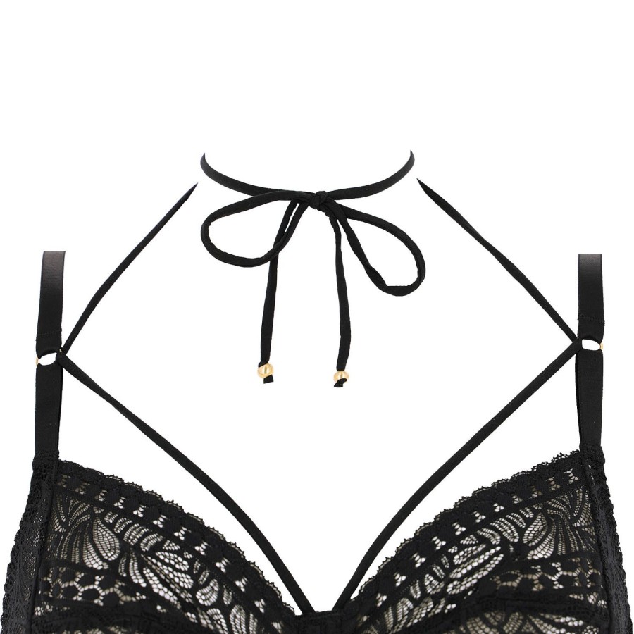 Lingerie Antigel | Cordon De Soutien-Gorge Noir