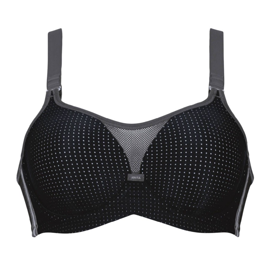 Soutiens-Gorge Anita | Brassiere De Sport Performance Wirex Noir/Anthracite