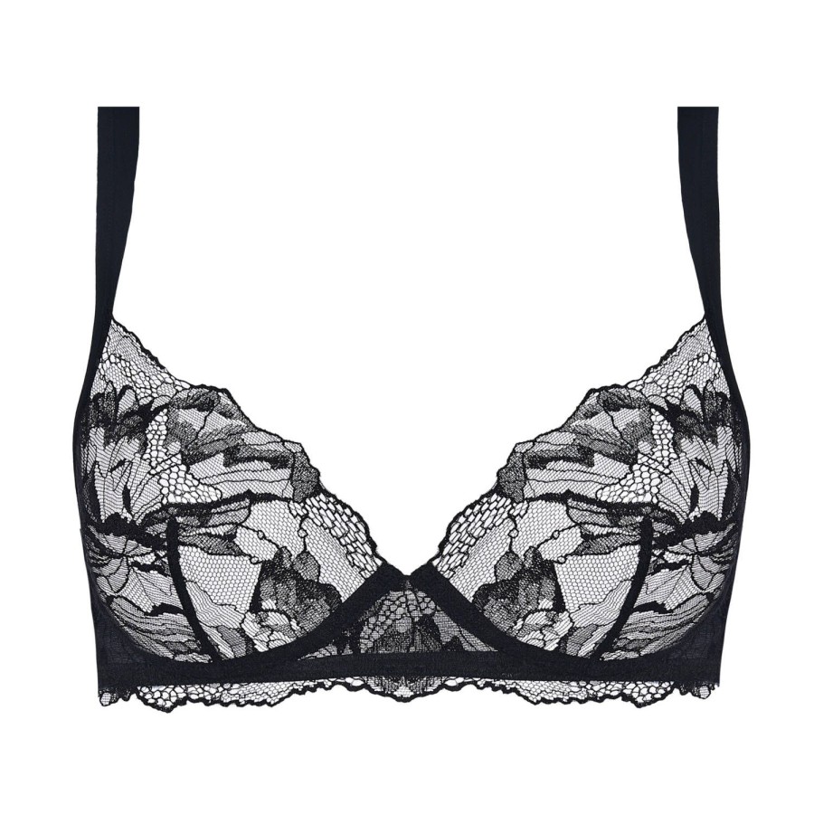 Soutiens-Gorge La Perla | Soutien-Gorge Sans Armatures En Dentelle Noir