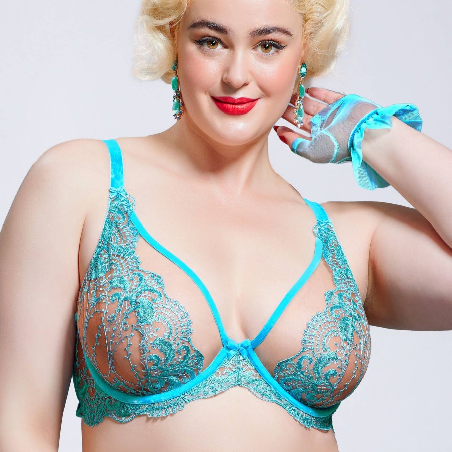 Soutiens-Gorge Dita Von Teese | Soutien-Gorge Emboitant Butterfly Blue