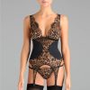 Lingerie Coco de Mer | Guepiere En Dentelle Noir