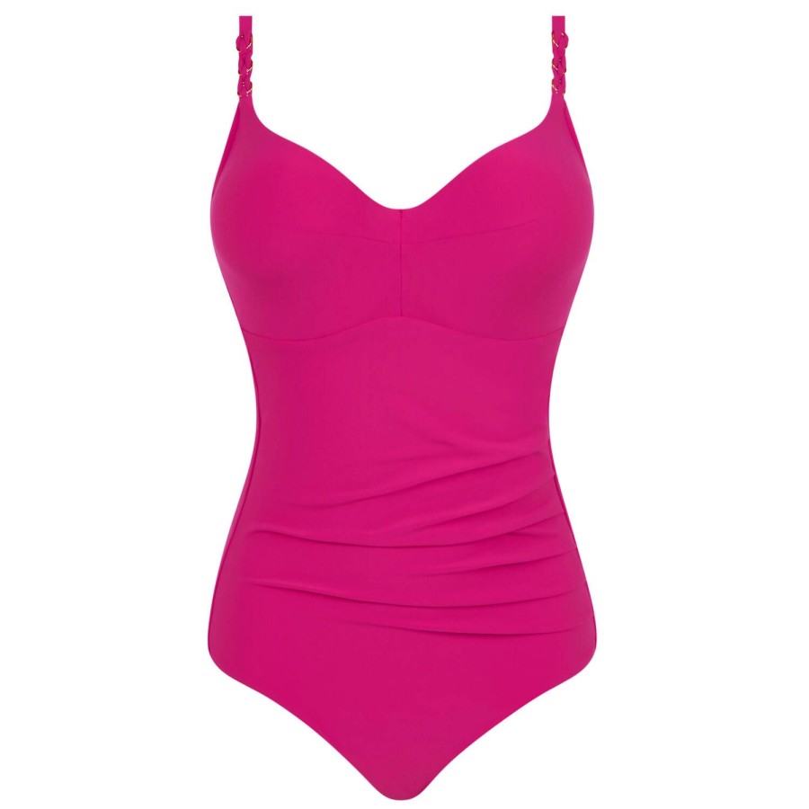 Maillots De Bain Chantelle Autres Formes | Maillot De Bain 1 Piece Armatures Cybele Pink