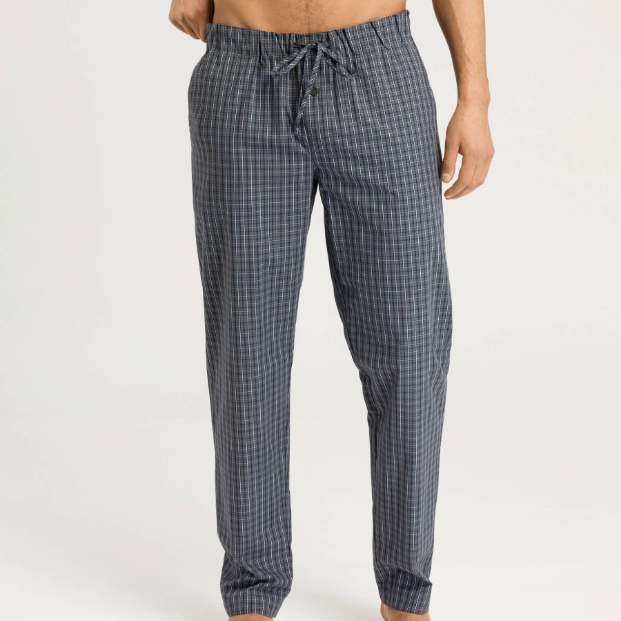 Homme Hanro Ensemble De Detente Homme | Pantalon Homme En Coton Casual Check