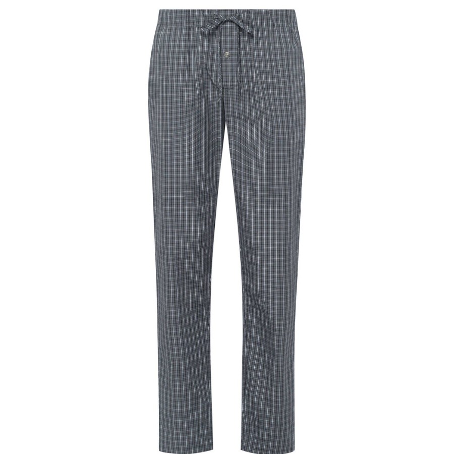 Homme Hanro Ensemble De Detente Homme | Pantalon Homme En Coton Casual Check