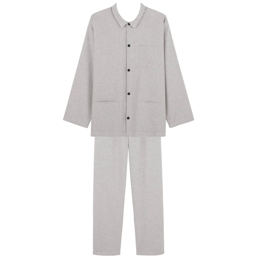 Homme Laurence Tavernier Pyjama Homme | Pyjama Homme Gris Chine