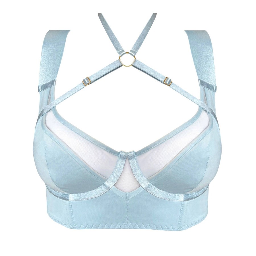 Soutiens-Gorge Bordelle | Soutien-Gorge Bustier Dusty Blue