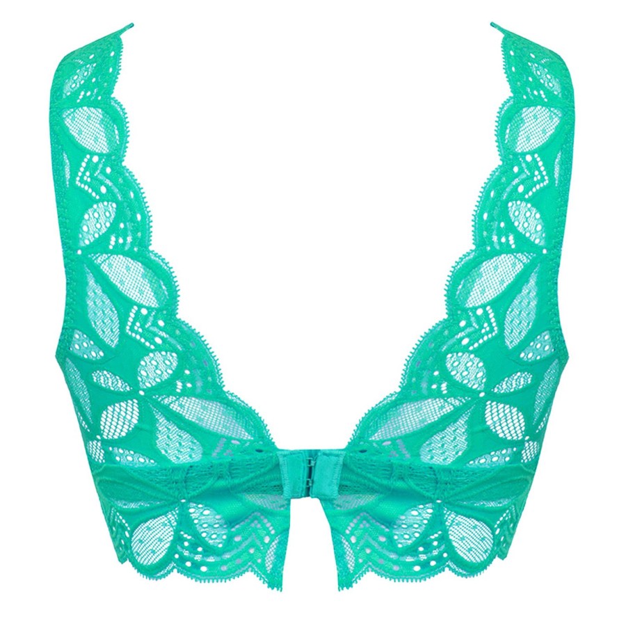 Soutiens-Gorge Antigel | Soutien-Gorge Brassiere En Dentelle Stricto Vert