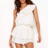 Maillots De Bain Melissa Odabash Robe De Plage | Robe De Plage Asymetrique Debbie Blanc