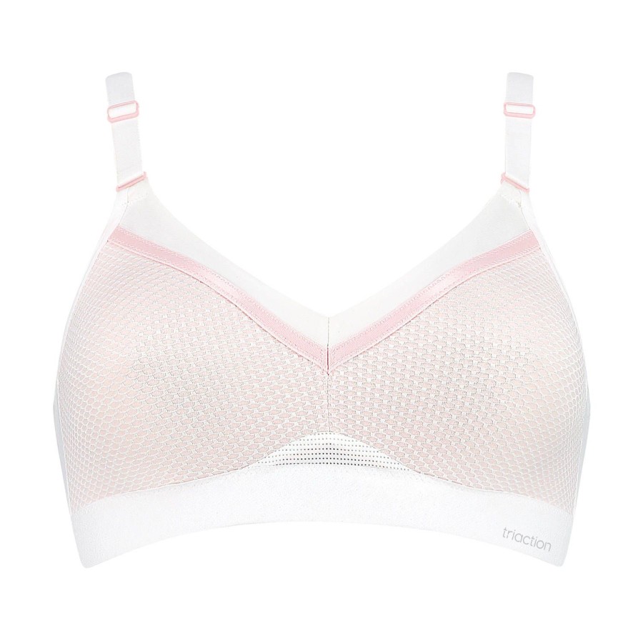 Soutiens-Gorge Triumph | Brassiere De Sport Free Motion Sans Armatures Blanc