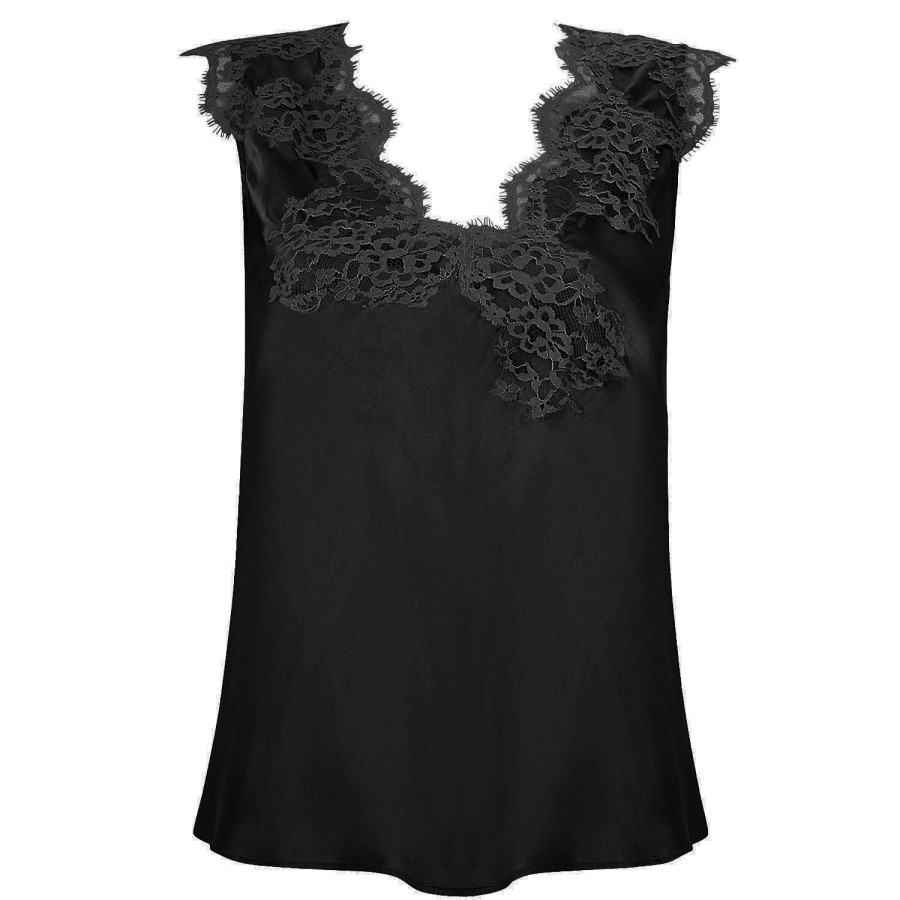 Lingerie De Nuit Lise Charmel | Top En Soie Noir