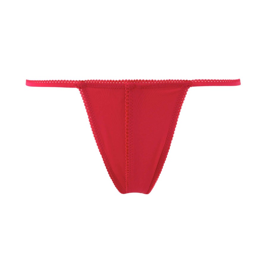 Culottes Maison Close | String Ouvert Rouge