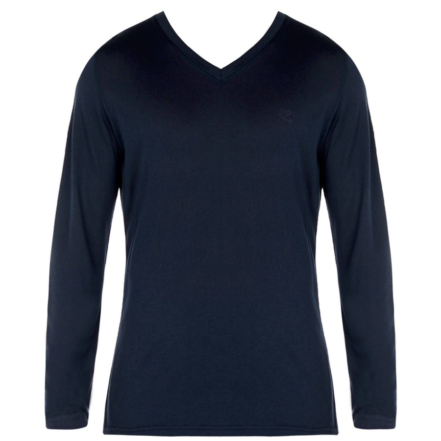 Homme HOM Ensemble De Detente Homme | T-Shirt Manches Longues Homme Navy