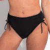 Maillots De Bain Antigel Culotte Et Slip | Bas De Maillot De Bain Slip Coulissant Noir