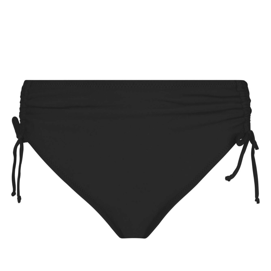 Maillots De Bain Antigel Culotte Et Slip | Bas De Maillot De Bain Slip Coulissant Noir