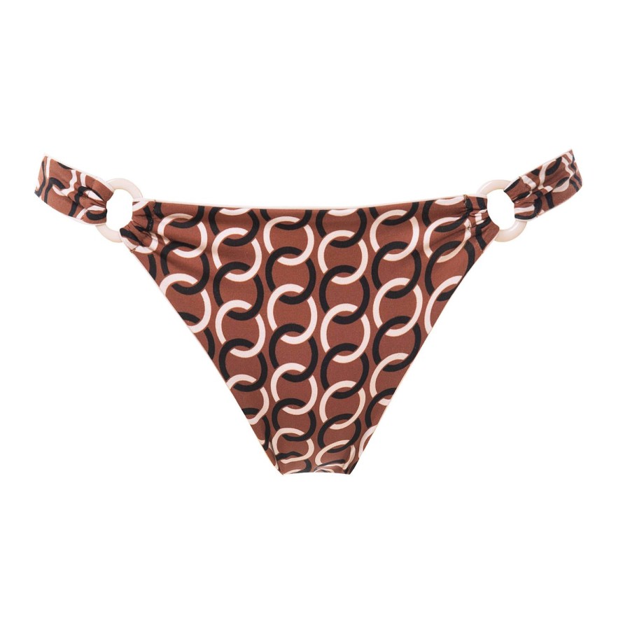 Maillots De Bain Valery Bresilien / Tanga | Bas De Maillot De Bain Slip Bresilien Marron