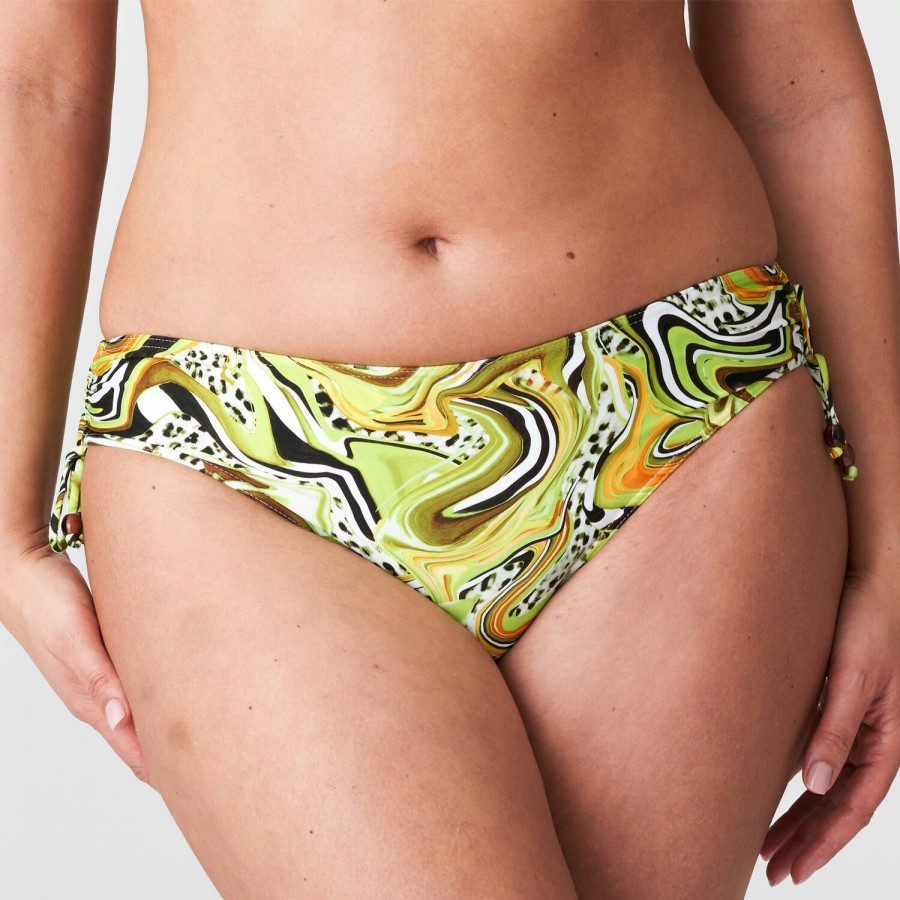 Maillots De Bain PrimaDonna Culotte Et Slip | Bas De Maillot De Bain Slip Lime Swirl