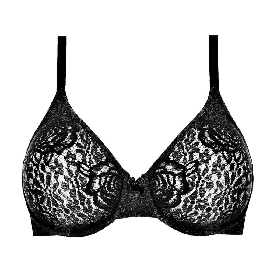 Soutiens-Gorge Wacoal | Soutien-Gorge Moule En Dentelle Noir