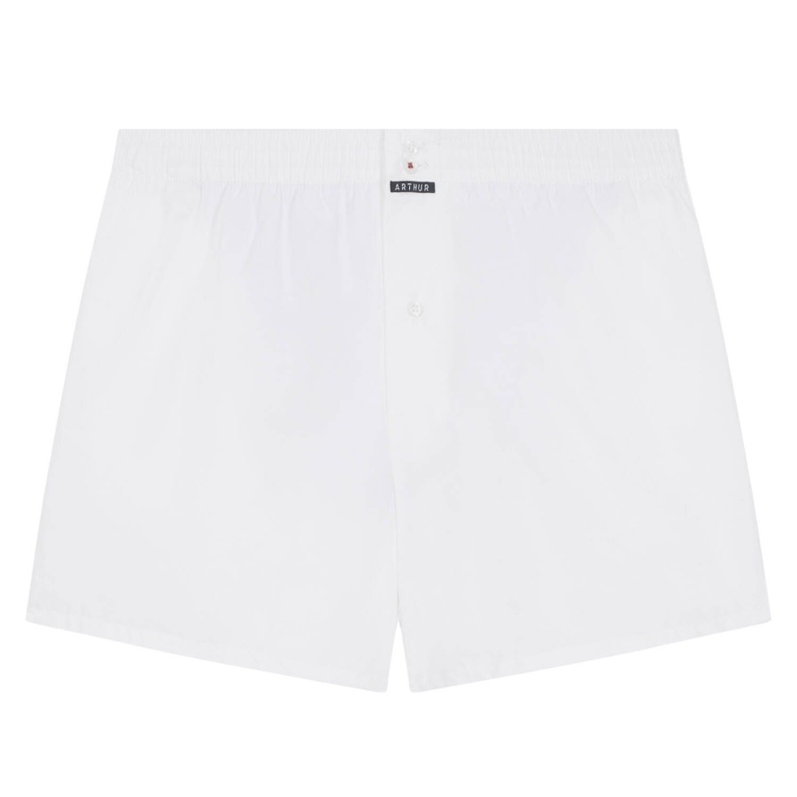 Homme Arthur Calecon Homme | Calecon Suspensoir Homme En Coton Blanc