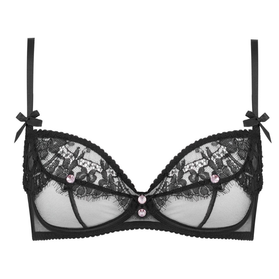 Soutiens-Gorge Agent Provocateur | Soutien-Gorge Armatures Ouvrable Noir