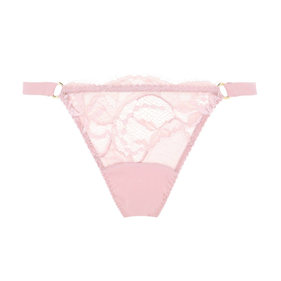 Culottes Fleur of England | String En Soie Rose