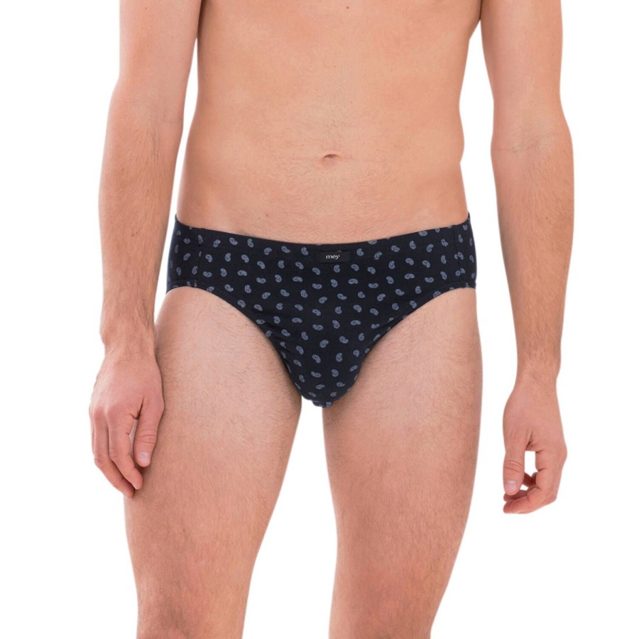 Homme Mey Slip Homme | Slip Homme En Coton Yacht Blue