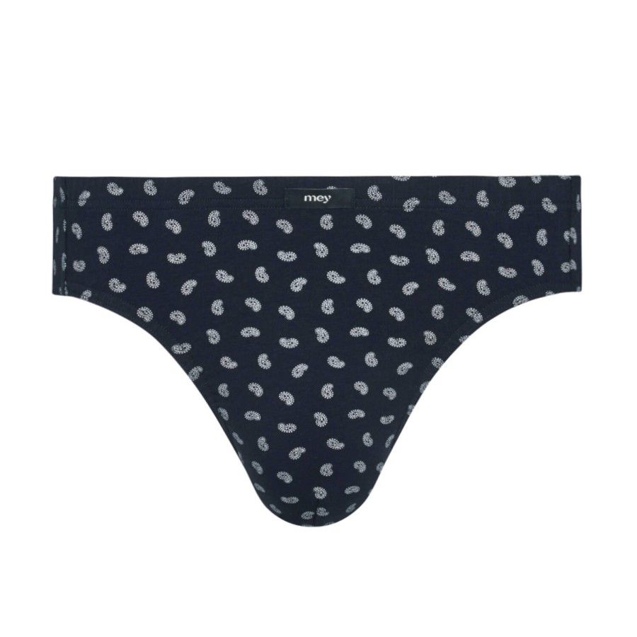 Homme Mey Slip Homme | Slip Homme En Coton Yacht Blue