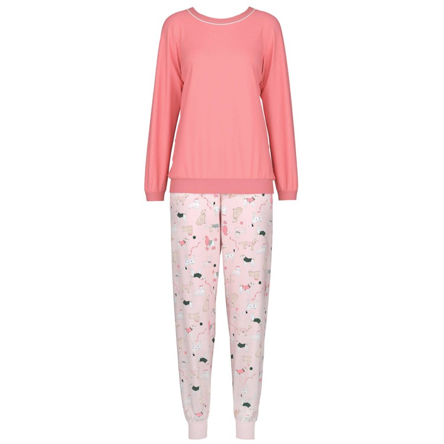 Lingerie De Nuit Calida | Pyjama Sweatshirt En Coton Strawberry Ice