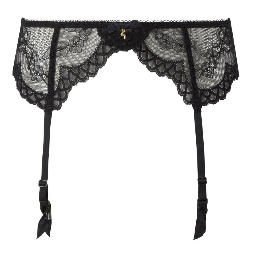 Lingerie Gossard | Porte-Jarretelles En Dentelle Noir