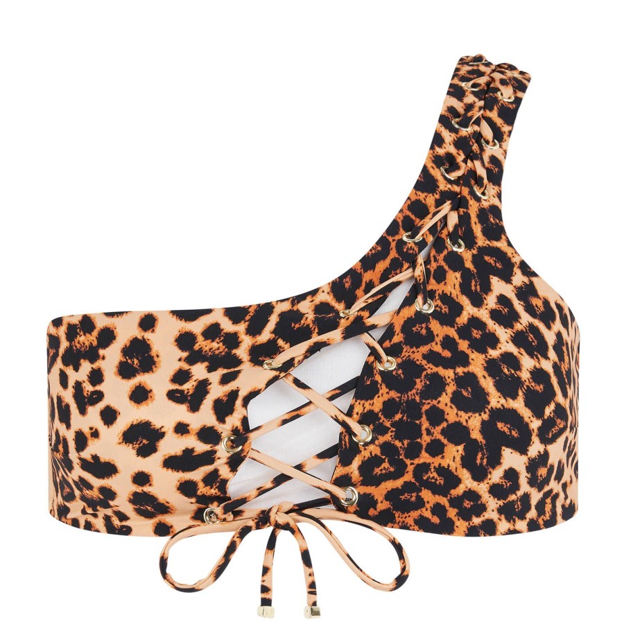 Maillots De Bain Agent Provocateur Brassiere | Haut De Maillot De Bain Brassiere Leopard