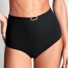 Maillots De Bain Empreinte Culotte Haute | Bas De Maillot De Bain Culotte Haute Noir